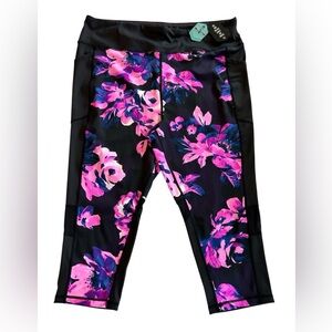 NWT 3XL Lularoe Rise Fearless High Waist, Capri Length, Workout Fitness Legging.